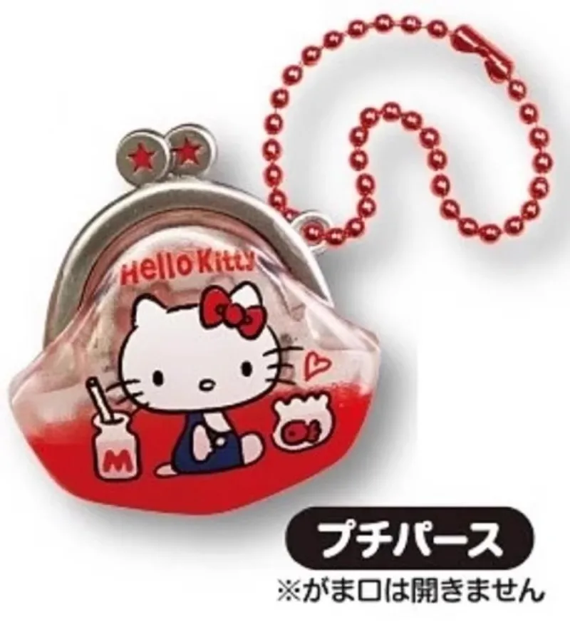 Originale Anime giapponese Gashapon Figure Cute Sanrio Hello Kitty Camera Bag portachiavi portachiavi Kawaii Capsule Toys Gift