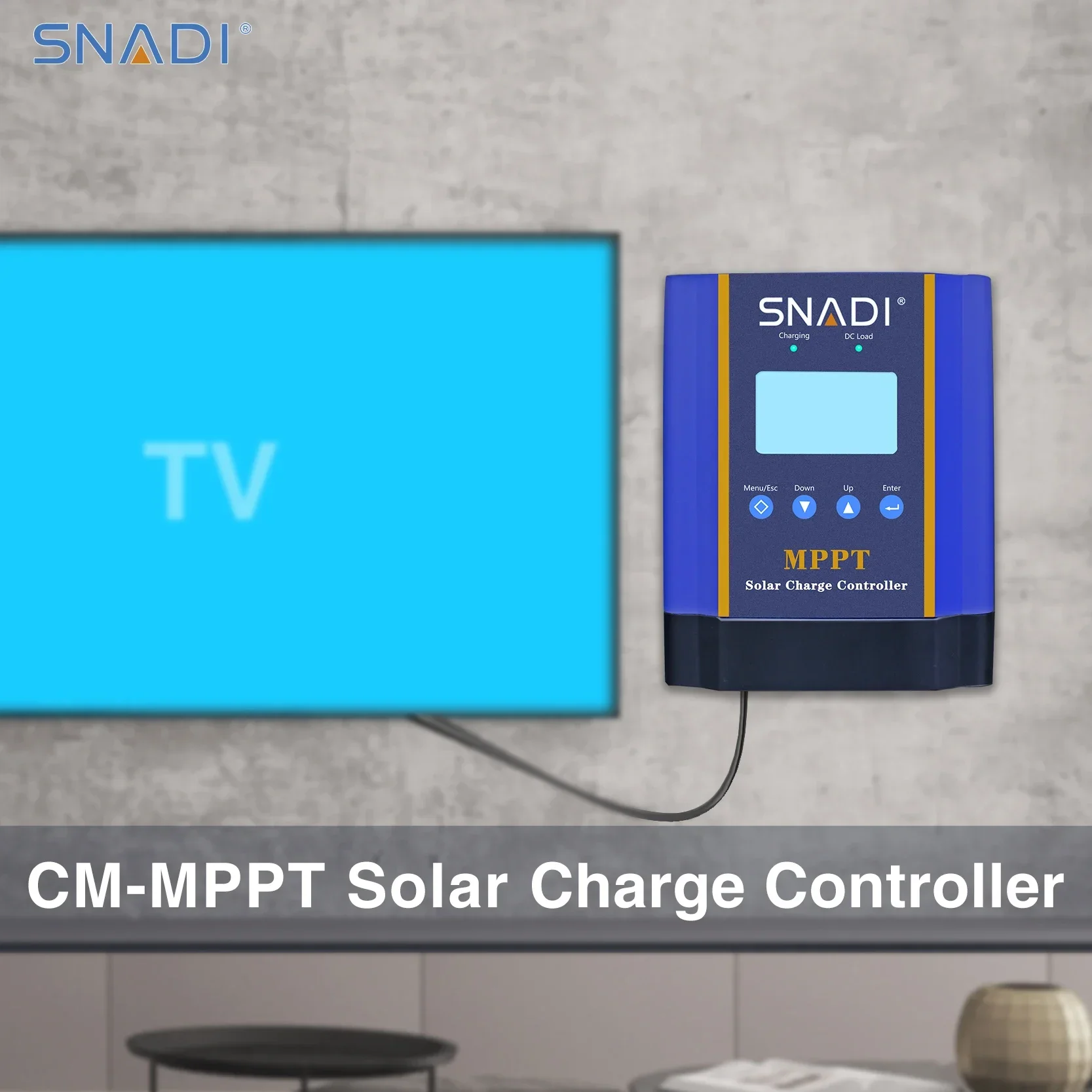 SNADI 48V MPPT Solar Charge Controller Regulator Solar 100A Charge Controller 48V for Lithium Ion Batteries Power Mppt 100A