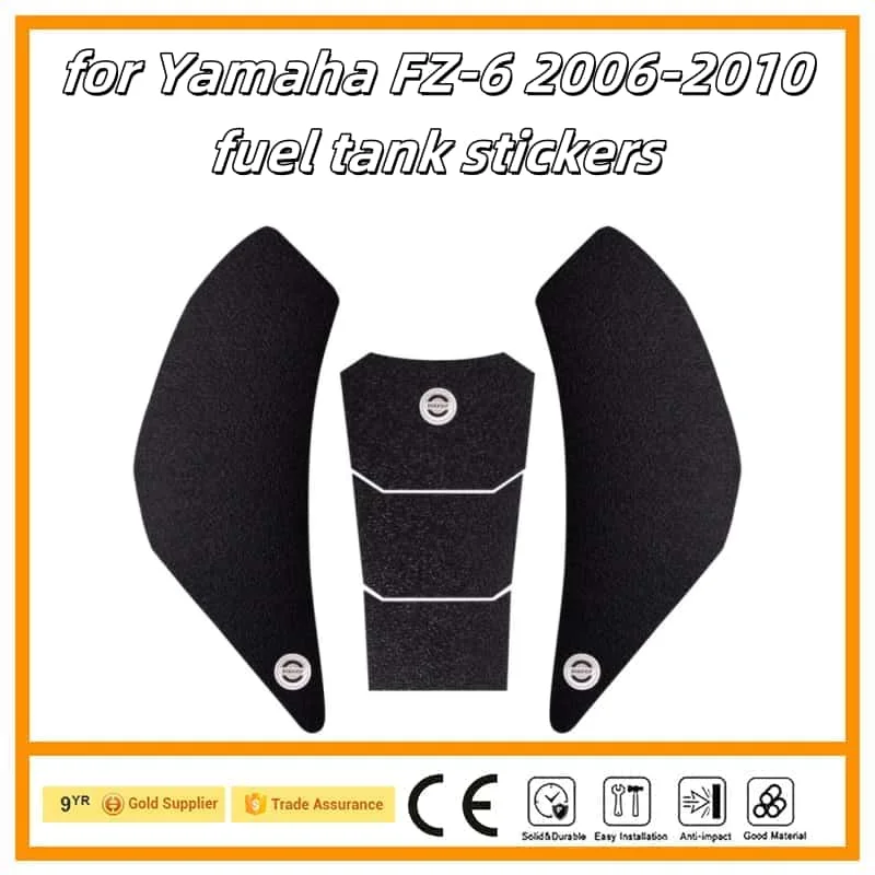 

for Yamaha FZ-6 2006-2010 Motorcycle Sticker Tank Non Slip Tank Traction Side Pad Protective Decal