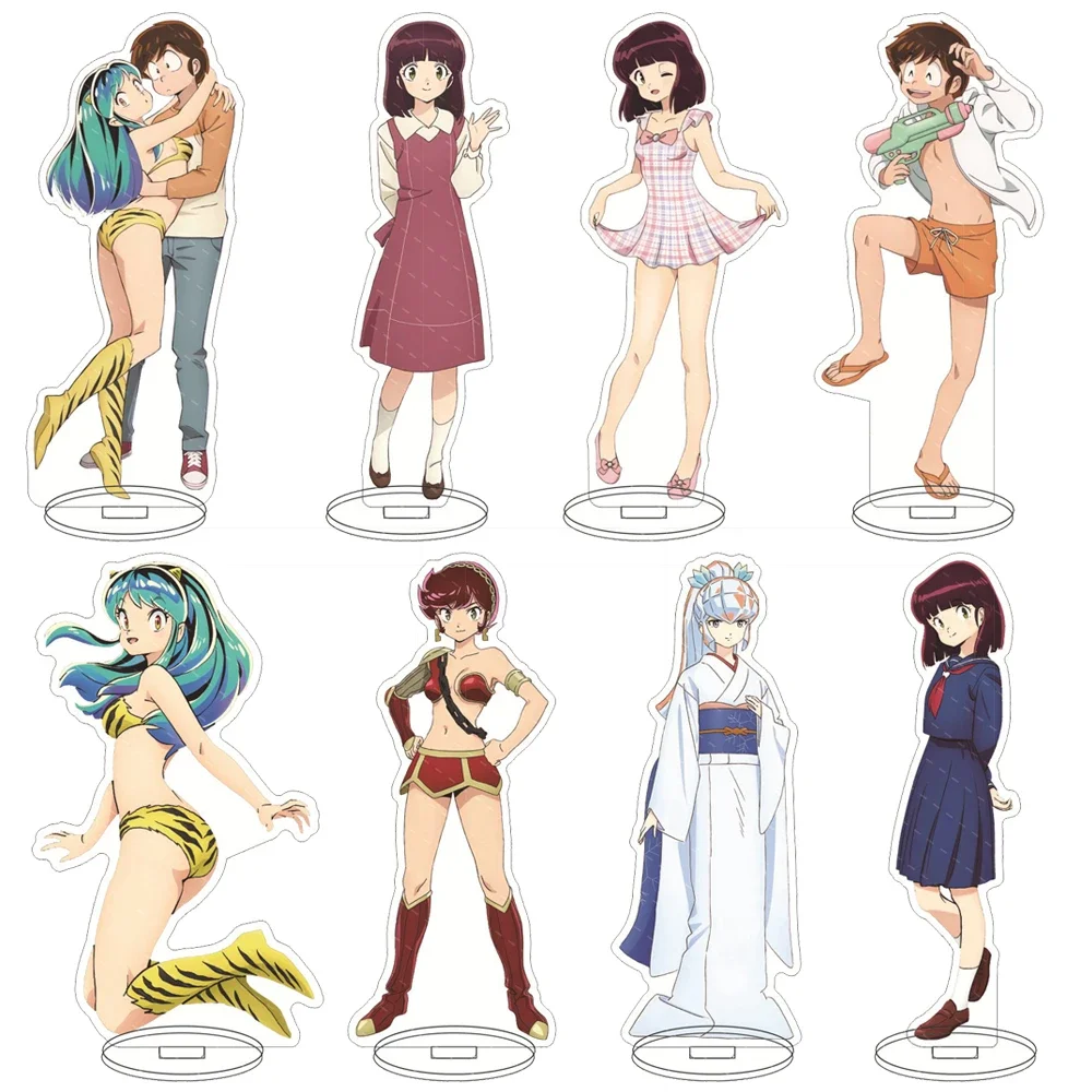 Anime Urusei Yatsura Acrylic Stand Model Figures Moroboshi Ataru miyake shinobu Cosplay Desk Display Decor Collection Prop Gifts