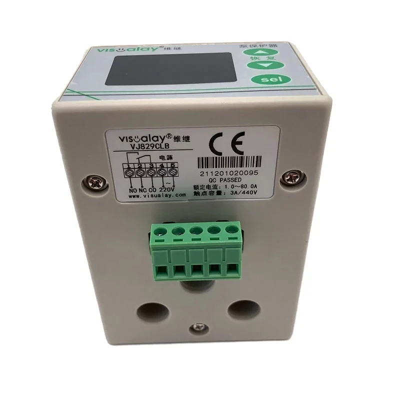 VJ819CLB VJ829CLB Pump Dry-Run Protector, Phase Failure Overload Relay for Magnetic Pump