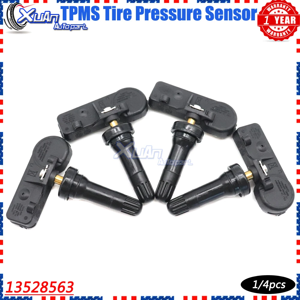

XUAN Автомобильная система контроля датчика давления в шинах TPMS 13528563 Для G M Chevrolet Silverado GMC Sierra 1500 2019 2020 2021 433 МГц