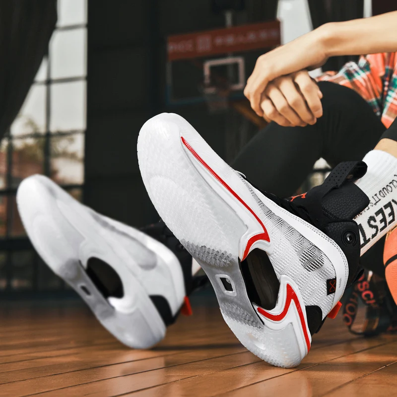 Hot Sale High Top Red Bottom Trend Sneakers For Men Hip Hop Casual Mens Shoes Tennis Boots Men Sports Running Shoes 38-45 size