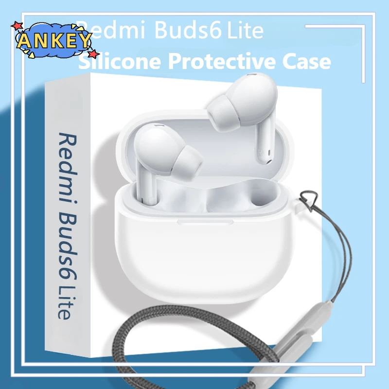 

Аксессуары для Redmi Buds 6 Lite, защитный нейлоновый ремешок, мягкий чехол для buds6lite, чехол от пыли, ремешок на руку