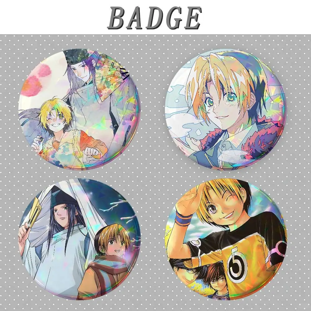 H-Hikaru No Go Badges Fashion New Hip Hop Versatile Round Metal Badge Cartoon Pin Gift Wholesale