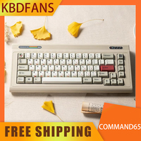 KBDfans Command65 R2 Keyboard Kit QMK/VIAL RGB wired/wireless Hot Swap Gaming Keyboard Kit ANSI/ISO Layout Custom PC Accessory