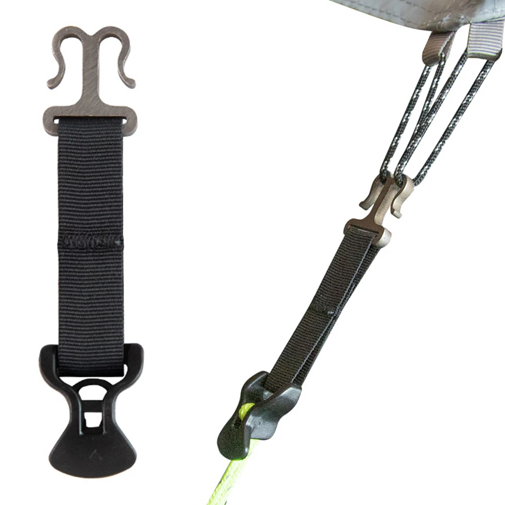 Outdoor Tent Buckle Rope Tensioner Awning Hooks Wind Rope Holder Webbing Gloves Rope Holder Hook