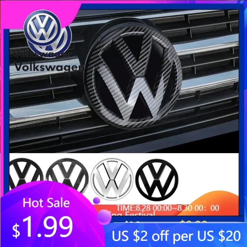 

2026 Hot 2026 Hot For VW Volkswagen CaravelleT6 2016-2019 ABS Polished Black Replaceable Front Grille And Rear Luggage Emblem Ca