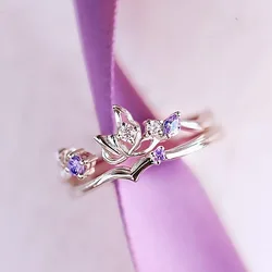 Lucien Xumo Ares Rings Women Love and Producer Ring Man Wedding Fashion Jewellery Couples Cute Metal Purple Ares Accessories