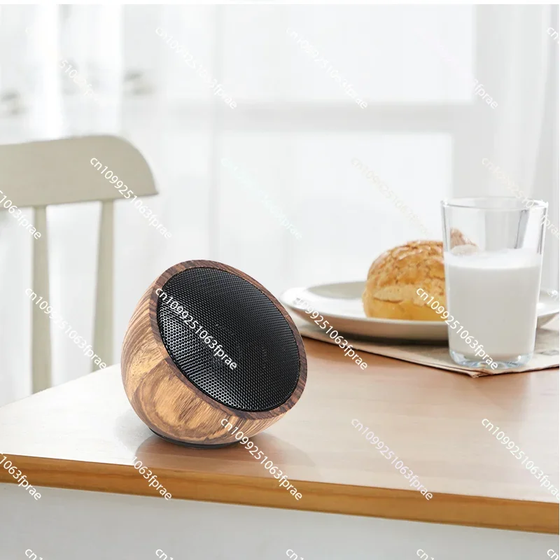 

Christmas Gifts Wholesale Natural Wooden BT Portable Speaker Wood Mini Wireless Speaker for Travel,bedroom
