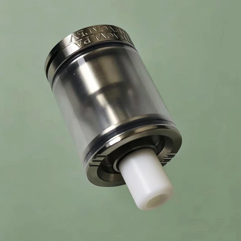 YFTK Mea Culpa Style MTL RTA Yeniden Yapılabilir Tank 316ss 22mm 3.5ml Tek Bobinli 4 Hava Diskli PC Donanım Aksesuarları VS Kuma V4