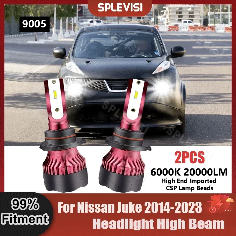 

Replace CSP LED High Beam Light 9V-36V 20000LM 200W For Nissan Juke 2014 2015 2016 2017 2018 2019 2020 2021 2022 2023