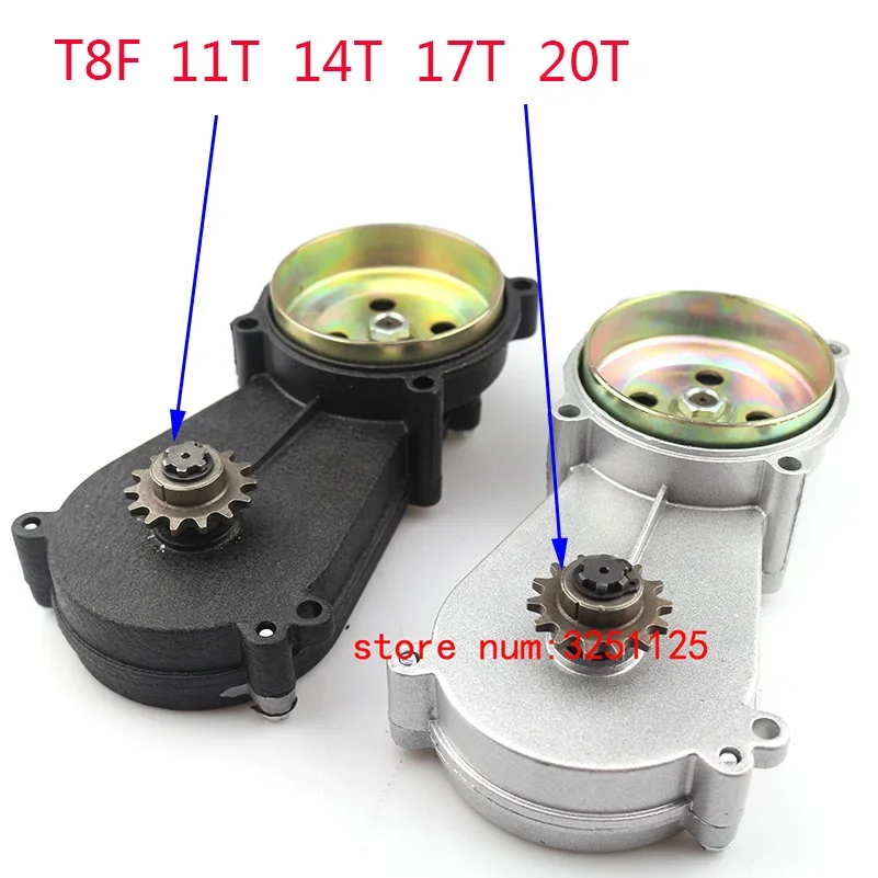 T8F 11 14 17 20 Tooth 47cc 49cc Pocket Bike Front Gearbox Transmission Gear box moto atv quad 2 stroke engine parts