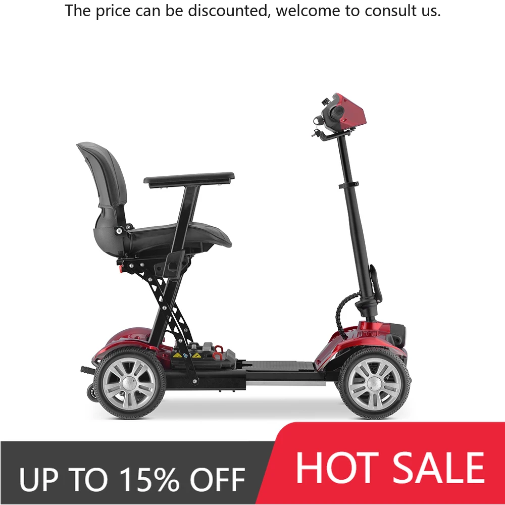 

2025 Baichen Fully Automatic Electromagnetic Brake Light Weight Electric Elderly Mobility Scooter For Seniors