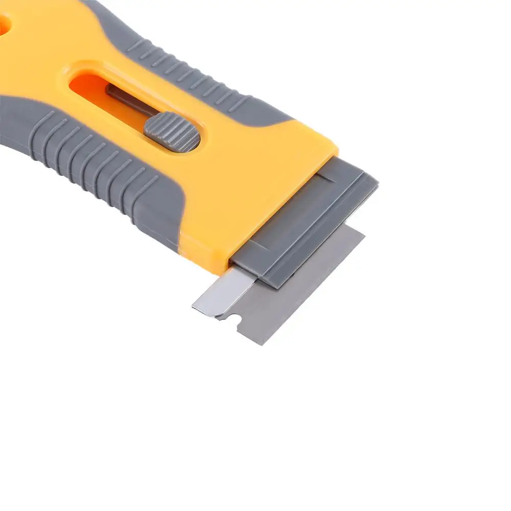 จับ Gadget 5 ชิ้นใบมีดถอดเปลี่ยนได้เครื่องมือทําความสะอาดรถสติกเกอร์ Remover Scraper Spatula กาวถอดมีดโกน