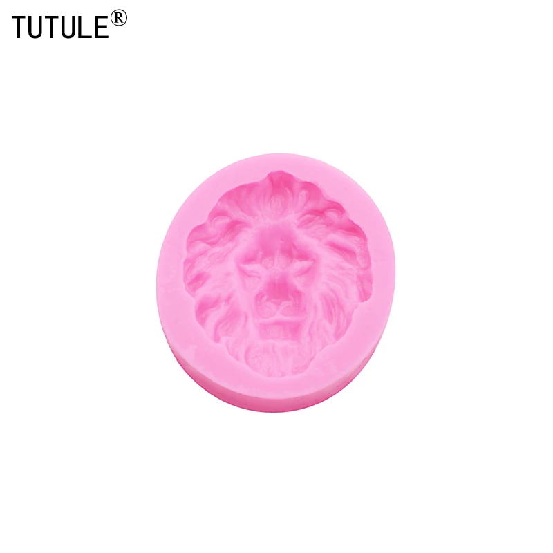 3D Lions head resin Clay item jewelry Drip Silicone molds Lion Accessories Silicone Mold Lions head Chocolate fondant Cake Mould