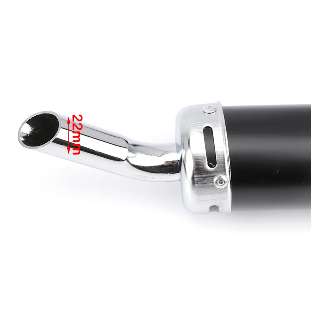 28mm Exhaust Muffler Silencer Pipe for ATV for Street Scooter for Motocross for 50-125CC Motorcycle Parts Fit Inlet