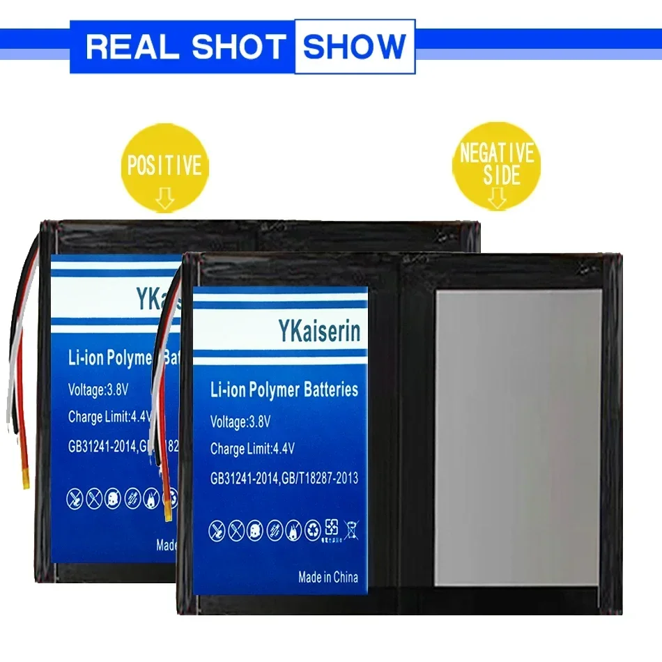 YKaiserin New 16000mAh 3.8V Battery for ALLDOCUBE Cube Power M3 Tablet PC 30135150 Battery + Track Code