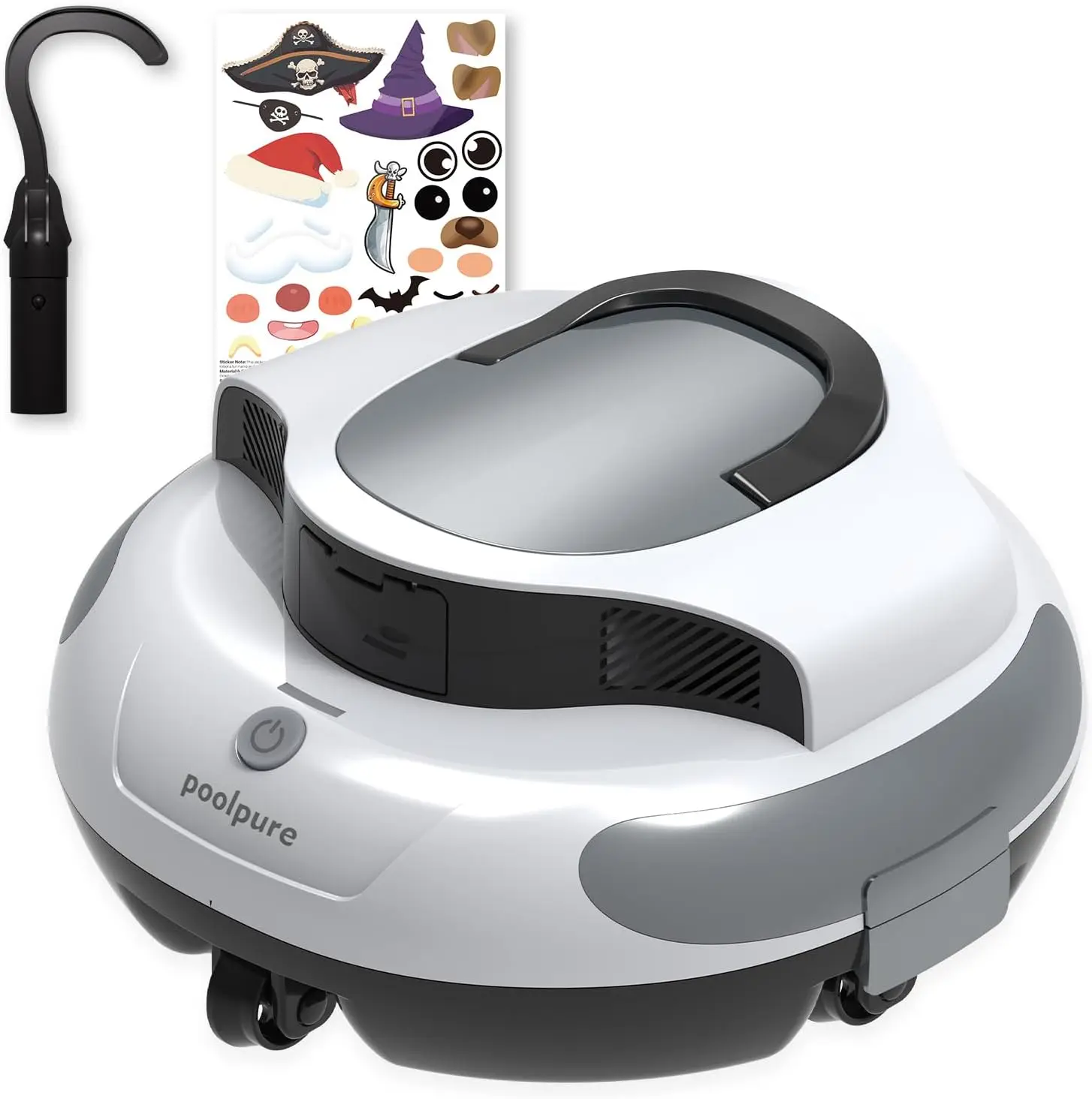 

AquaGuard SE II Cordless Robotic Pool Cleaner - 120Min Runtime with 5000mAh Battery, Dual 30W Motor Power for Above Ground