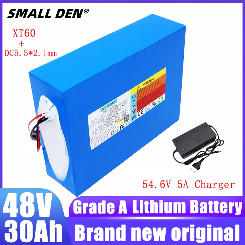 18650 13S9P 48V 30Ah 1000W Brand new original lithium battery pack, suitable for various transportation vehicles, customizable A