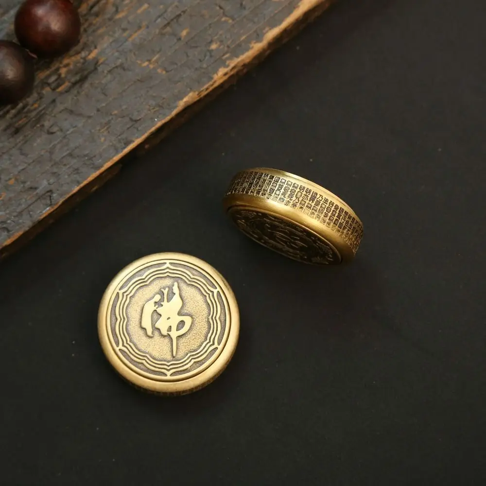 Zen bouddha Fidget Spinner main Spinner métal matériel doigt Spinner dispositif rotatif jouets de bureau Gyroscope rotatif tdah