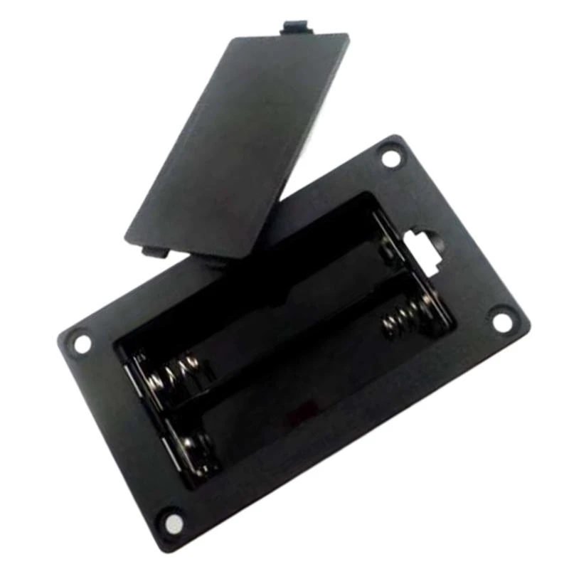 Battery Box Portable 18650 Embedded Battery Storage Case Holder with Safe Lid