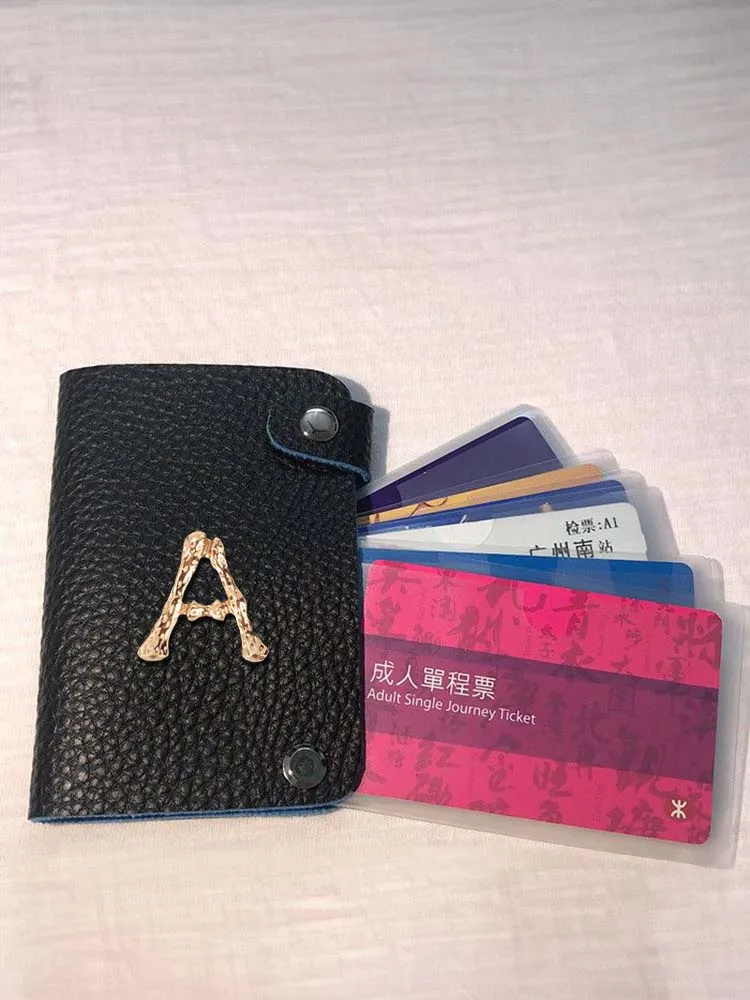 Daily-Use Card ID Holders: Compact PU for Cards Coins Gold Bow Decor