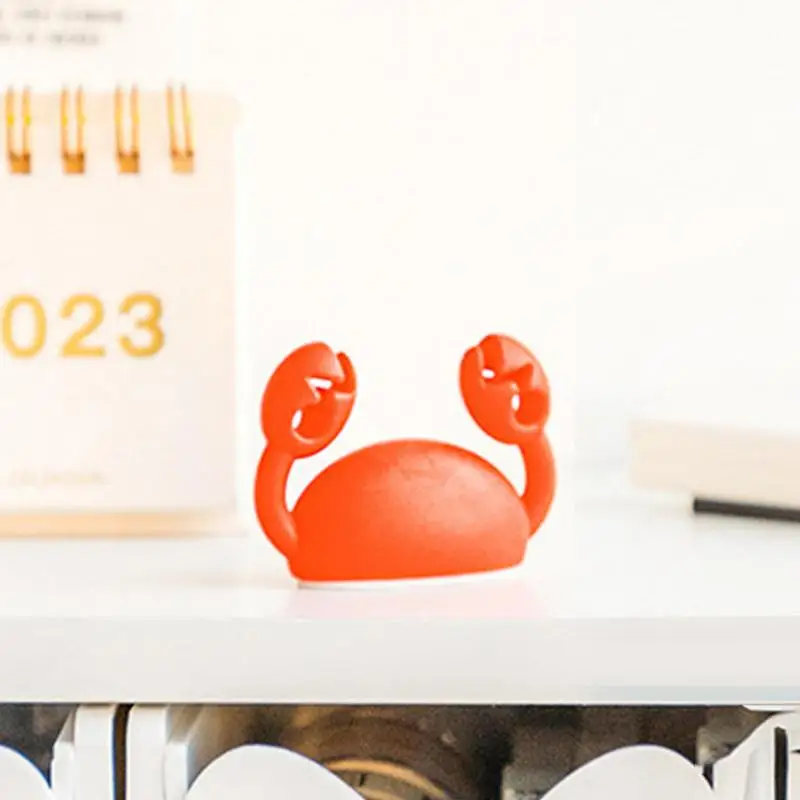 Cute Crab Cord Holder Adhesive cable Organizer clips Bedside and Desktop USB Wire Cords Management For Mouse