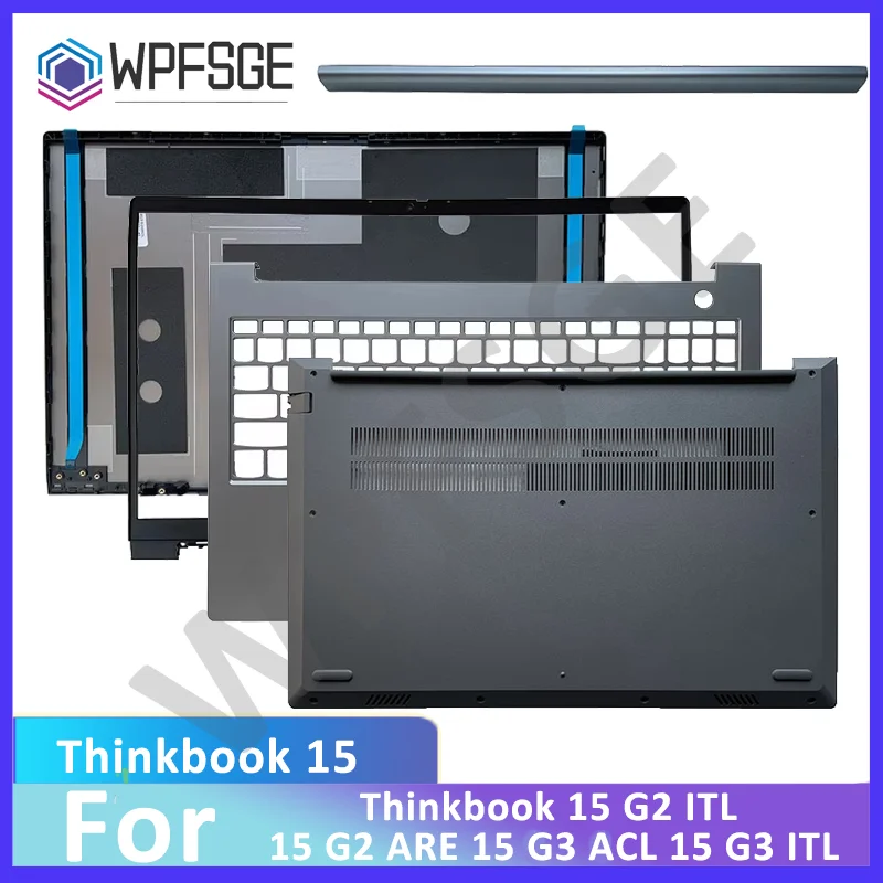 

Laptop LCD Back Cover Bezel Palmrest Bottom Base for ThinkBook 15 G2 GEN2 ITL G3 ARE ACL G4 IAP Model 5CB1B34808