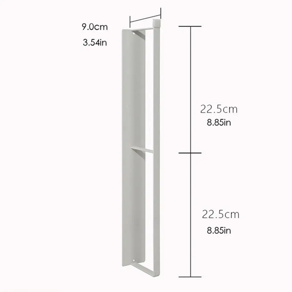 Magnetic Washing Machine Side Hanger Punching Free Balcony Wall Storage Hanging Hook Drying Hanger Shelf Clothes Hanger Storage