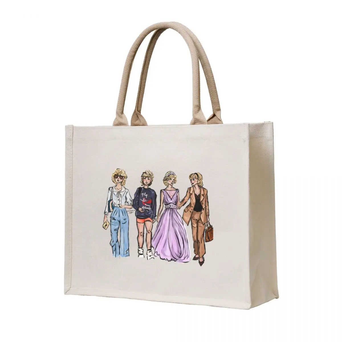 

Princess Di Fashion Tote Bag tote bag woman Canvas shoulder bag custom tote