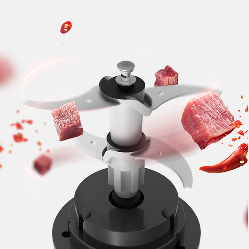 Xiaomi Youpin Olayks Mini Triturador Elétrico Processador De Alimentos Multifunções Misturador De Cozinha Elétrico Moedor De Carne Doméstico Mincing