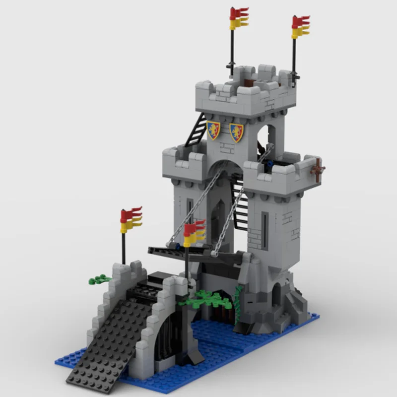 

DIY Customized MOC Building Blocks Toy - Medieval Castle Model Set for Creative Assembly - Gift for Holidays - Suitable for All