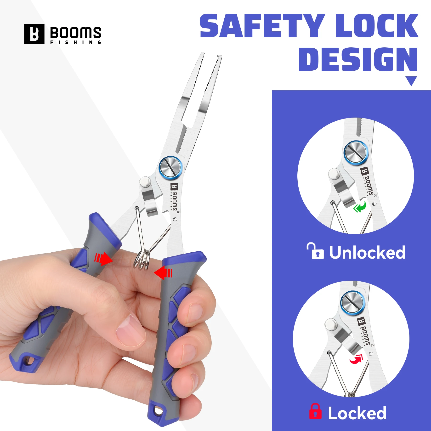 ازدهار الصيد متعددة الوظائف الأسماك كماشة بيئة العمل المضادة للانزلاق عالية القوة قطع خيط صنارة الصيد حلقة مفتوحة الصيد تعادل السنانير ذو طيات #5