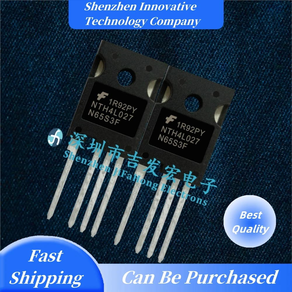 10PCS NTH4L027N65S3F  TO-247 75A 650V MOS Best Quality Can Be Purchased  Fast Shipping