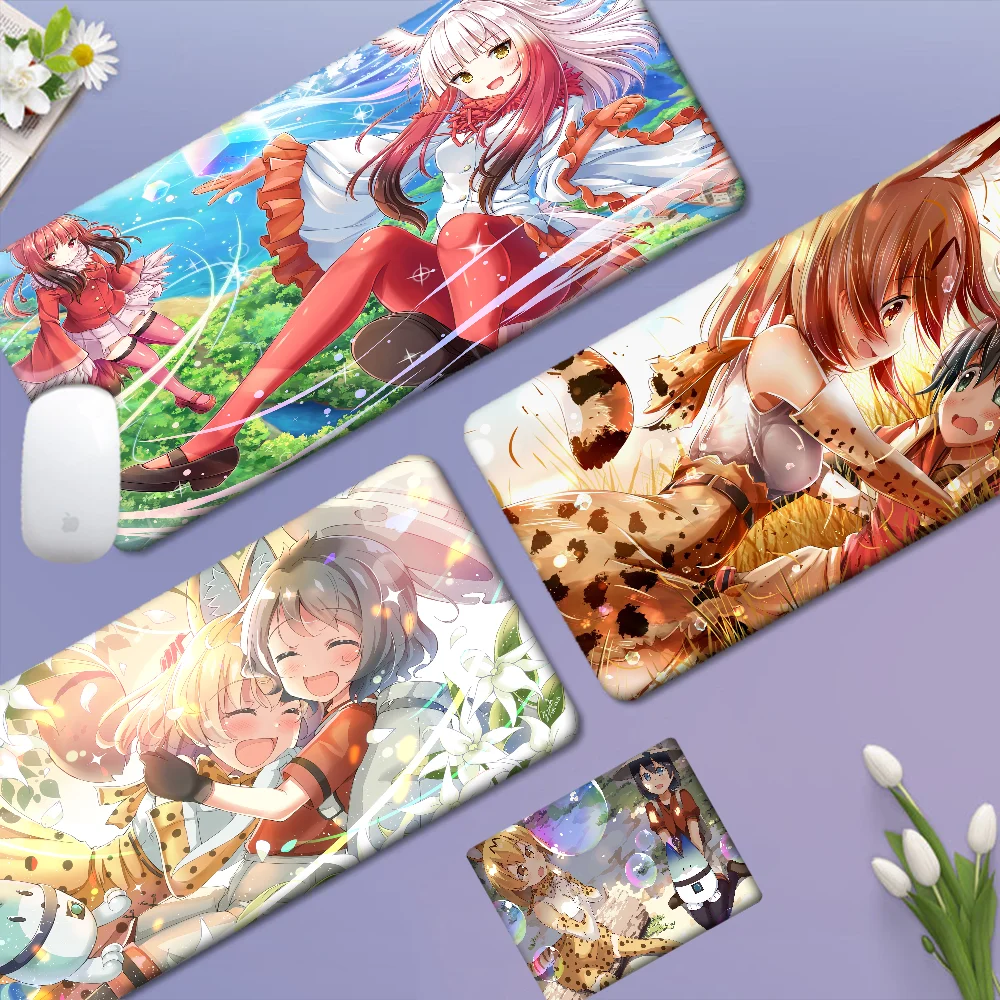 

Kemono Friends Large XXL Gaming Laptop Computer Desk Mat Mouse Pad Mouse Mat Notbook Mousepad Gamer