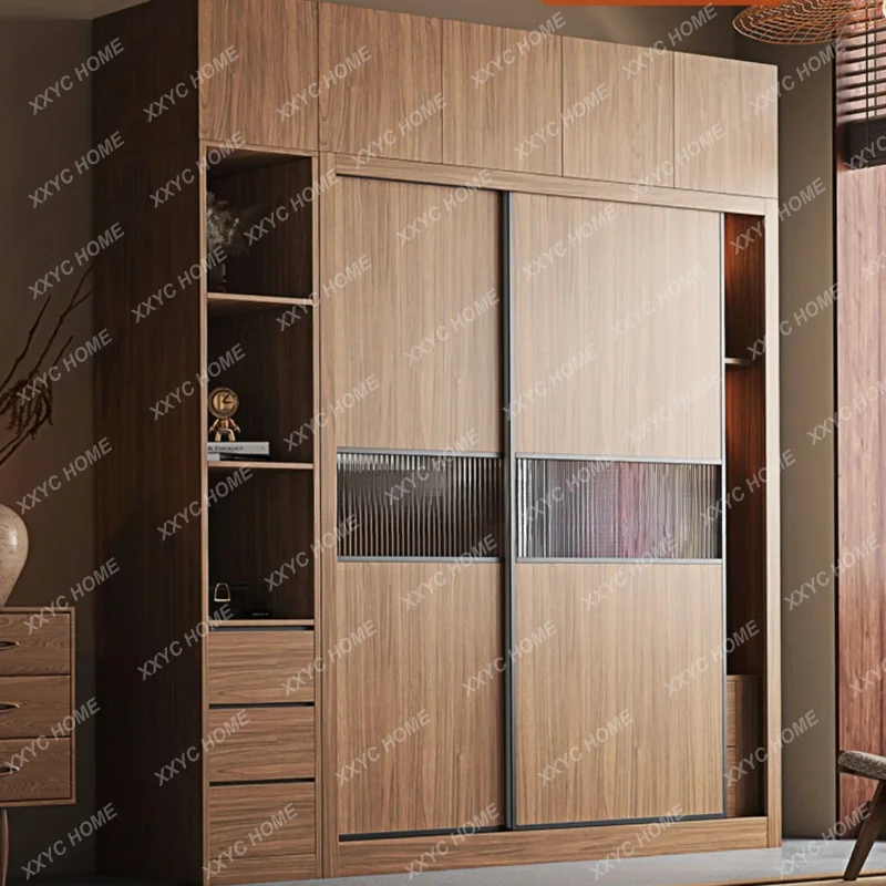X Japanes Style Wardrobes  Modern Luxury Wooden Bedroom Wardrobes Space Saving Storage  De Ropa Furniture Home