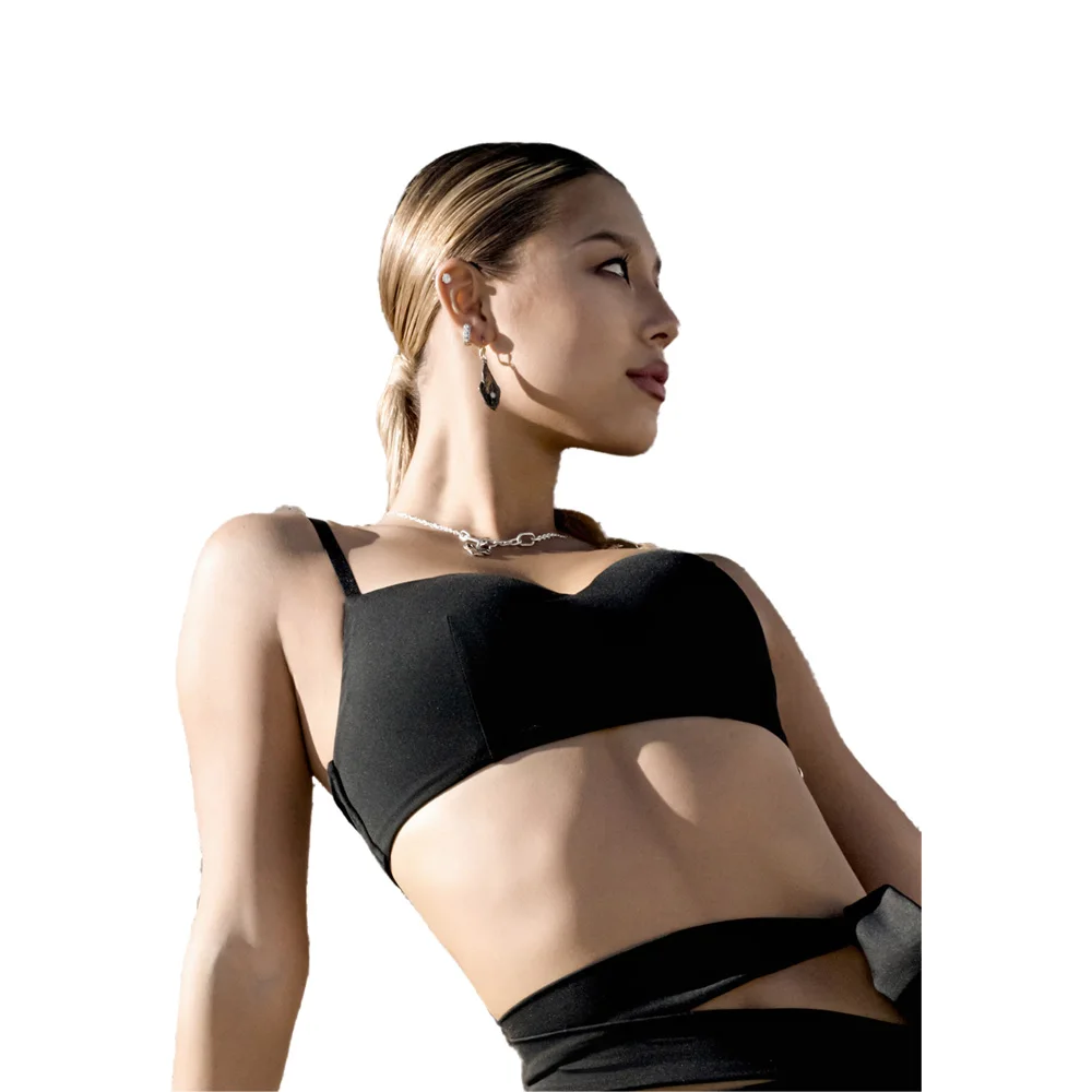 Sukienka do tańca latynoamerykańskiego dla dorosłych i dzieci, ekskluzywna moda, na ramiączkach, precyzyjny tango, profesjonalna odzież damska.