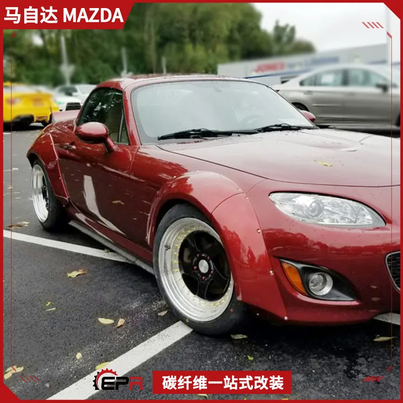 

Miata for Mazda MX5 NC Roaster Retrofit TP model, carbon fiber wide body front and rear eyebrows