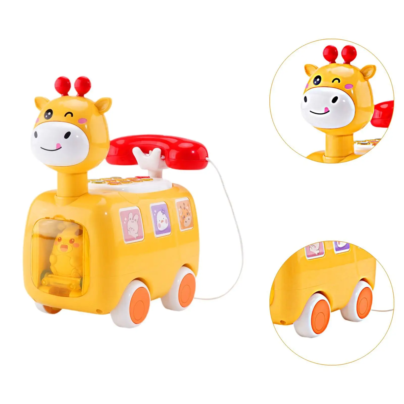 Telephone Toy Enlightenment Baby Phone for Educational Gift 18M+ Boy Girl