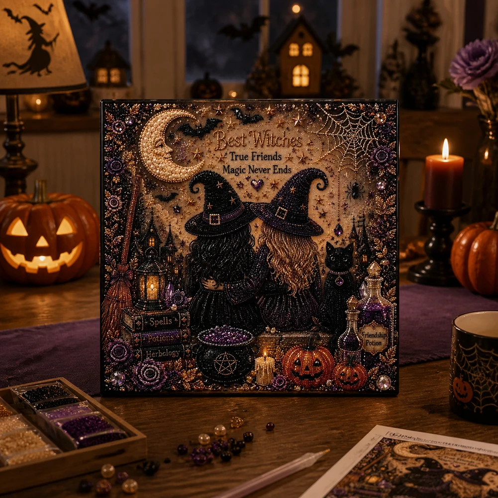 Halloween Ghosts Pearl Art DIY Kit Ghost-Themed Beads Jewelry Making Festival Decoration Halloween Party Atmosphere Activity
