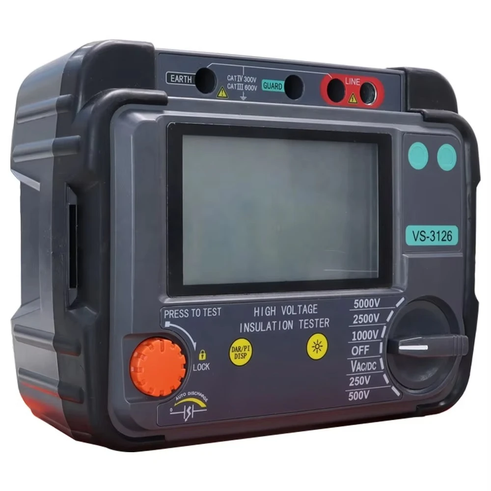 2500V/5000V/10KV Digital Only High Accuracy Megohmmeter Voltage Tester Ohm Meter Insulation Resistance Tester