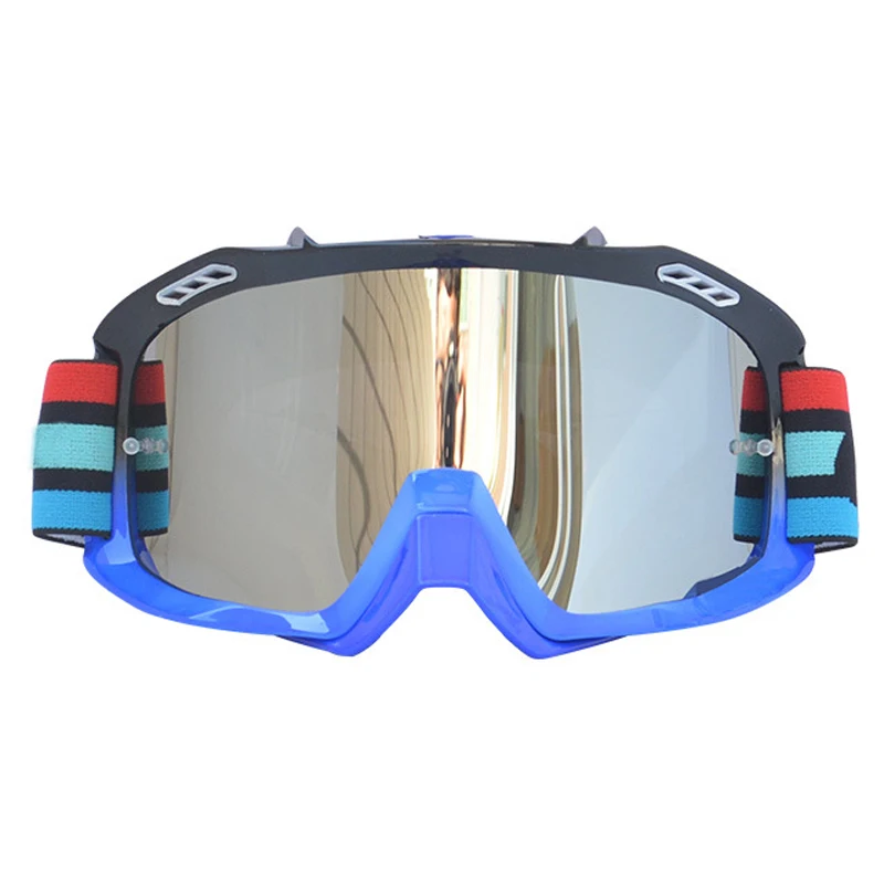 แว่นตาสำหรับขี่มอเตอร์ไซค์วิบาก สำหรับผู้ชาย/ผู้หญิง แว่นกันแดดสำหรับกีฬากลางแจ้ง เปลี่ยนเลนส์แบบฉีกได้สำหรับแว่นตาของนักขี่มอเตอร์ไซค์