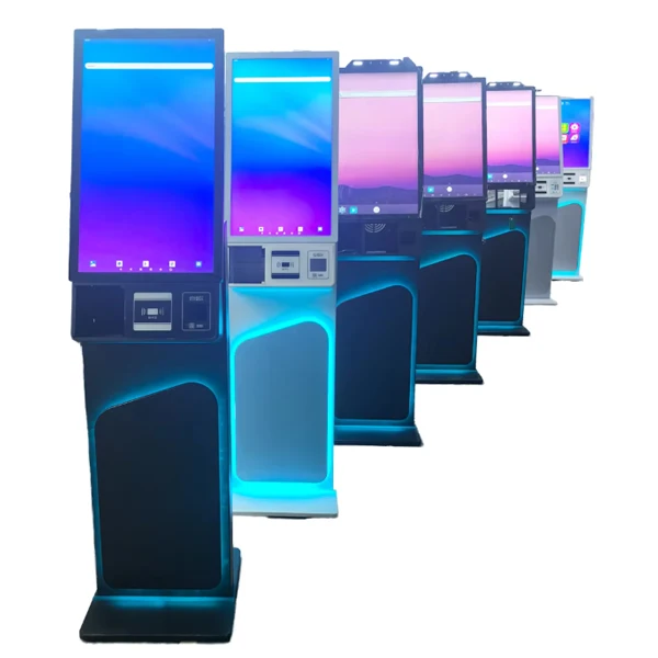 

New Design 27-Inch Android Touch Screen Kiosk Self-Service Payment Terminal QR Code Scanner Optional Barcode Shopping Malls