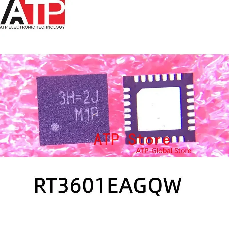 5-100PCS New Original RT3601EAGQW  RT3601EA  RT3601 (3H=8J 3H=2J 3H=***) QFN-28 In Stock Chip IC