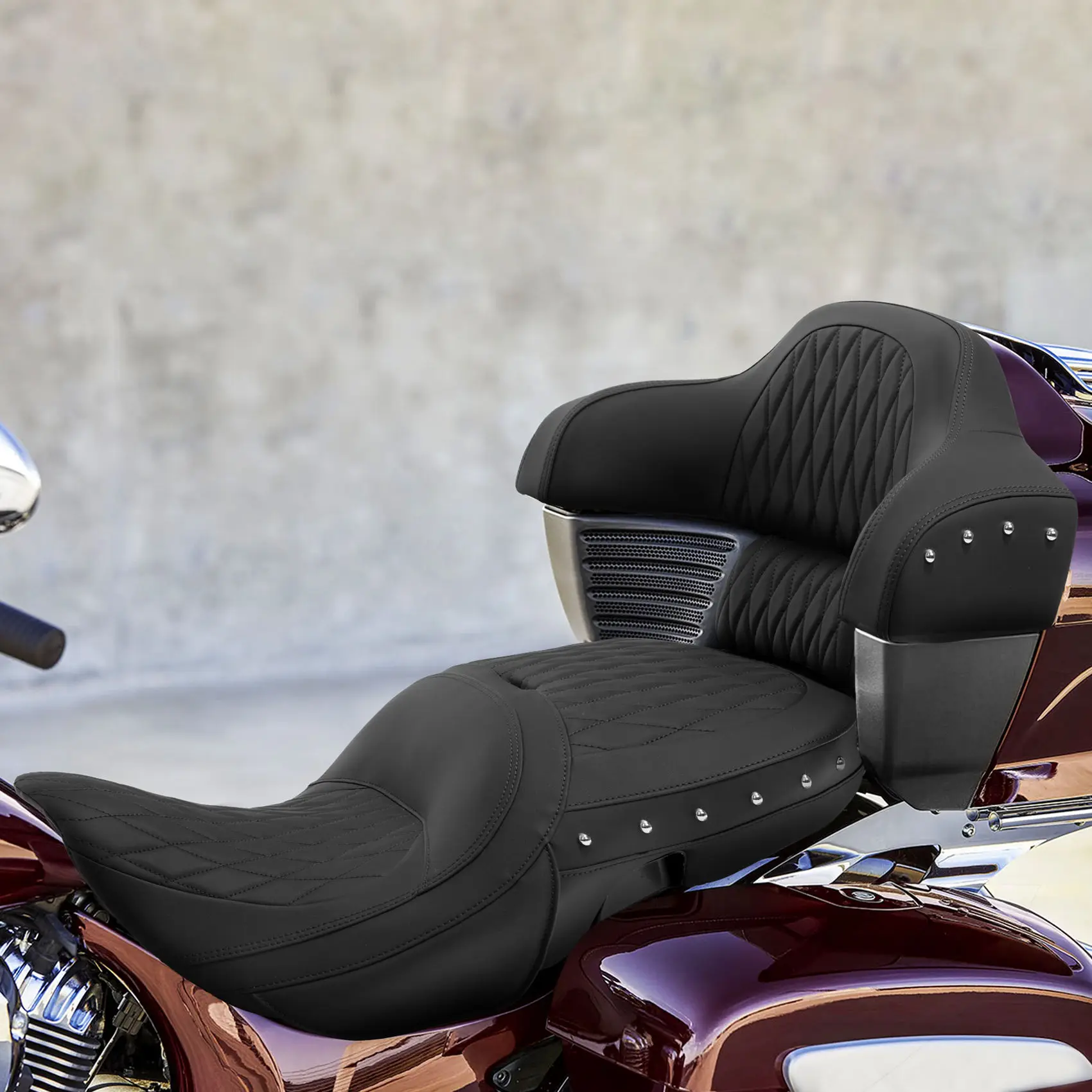 Driver Passenger Seat For Indian Chieftain 2014-2024 Roadmaster 2015-2024 Springfield Vintage Dark Horse Motorcycle