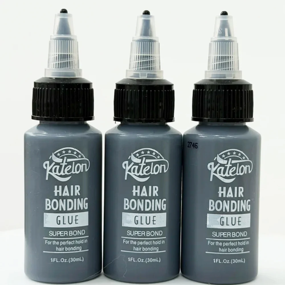 Invisible Liquid Bond Adhesive | Waterproof Glue for Wigs, Toupees, Hair Extensions and False Eyelashes, Salon Essential Tool