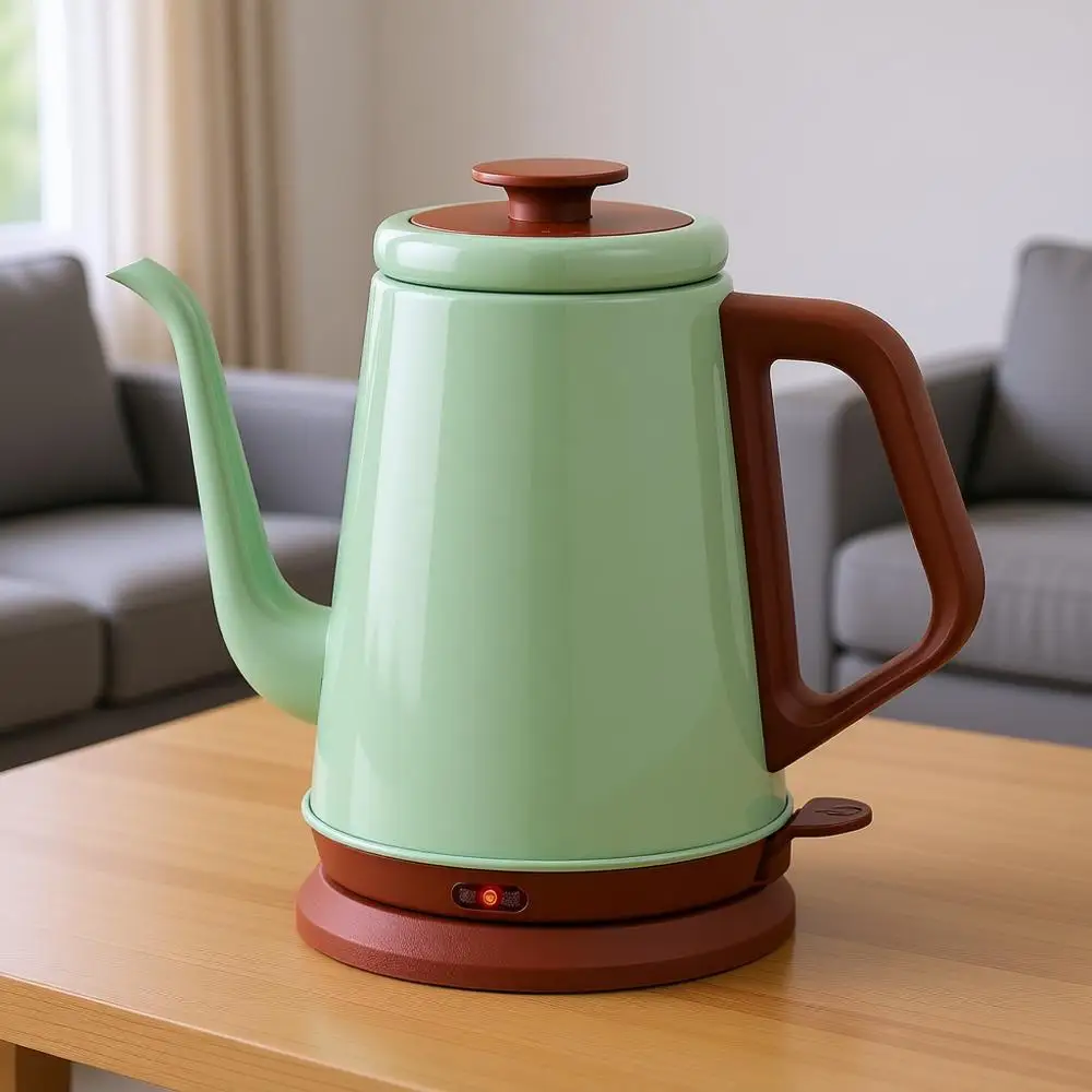 

Electric Kettle 1.0L 100% Stainless Steel BPA Free Classic Pour Over Coffee Kettle | Tea Kettle - Green