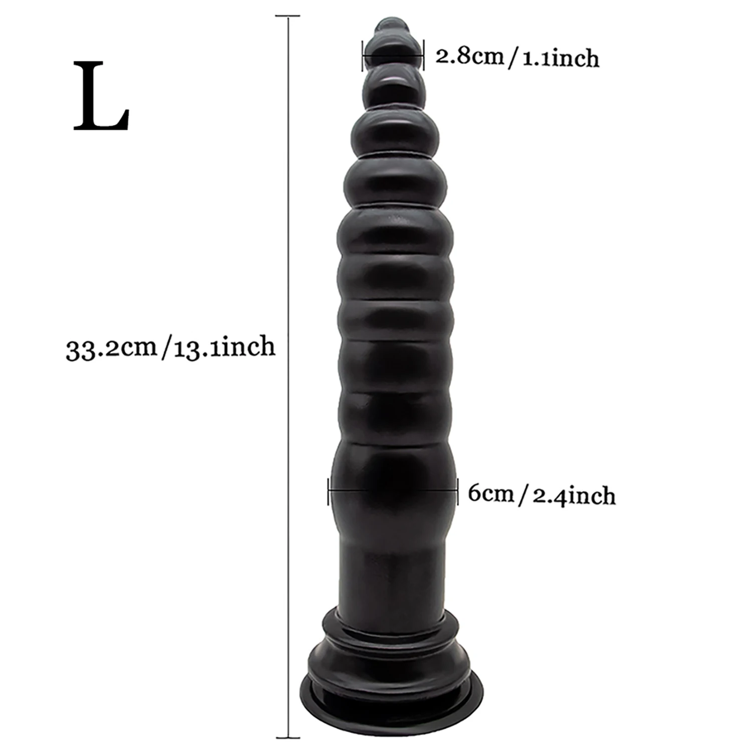 Oversized Anal Plug Dildo Stimulate Anus Vagina Soft Butt Plug Dick Long Anal Dilator Penis with Suction Cup Sex Toy Masturbator