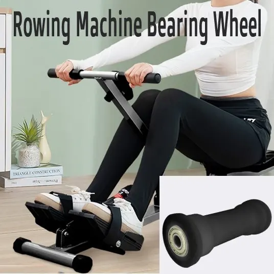 Rowing Machine Bearing Wheel Attachments Trainer Gear Rowing Machine Roller Replacement Sports Fitness Exercise Home Pulley